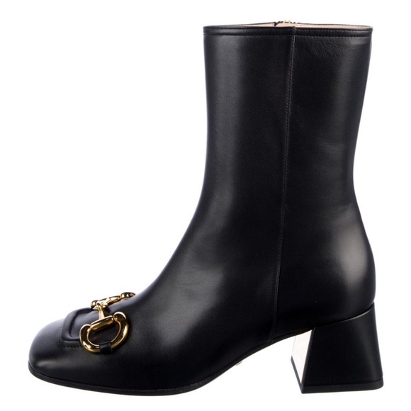 Gucci Leather Horsebit Boots - Picture 1 of 5